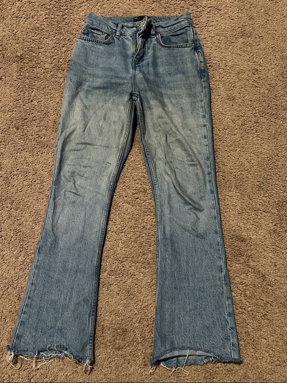 ASOS Maternity Blue Denim Flare Jeans
